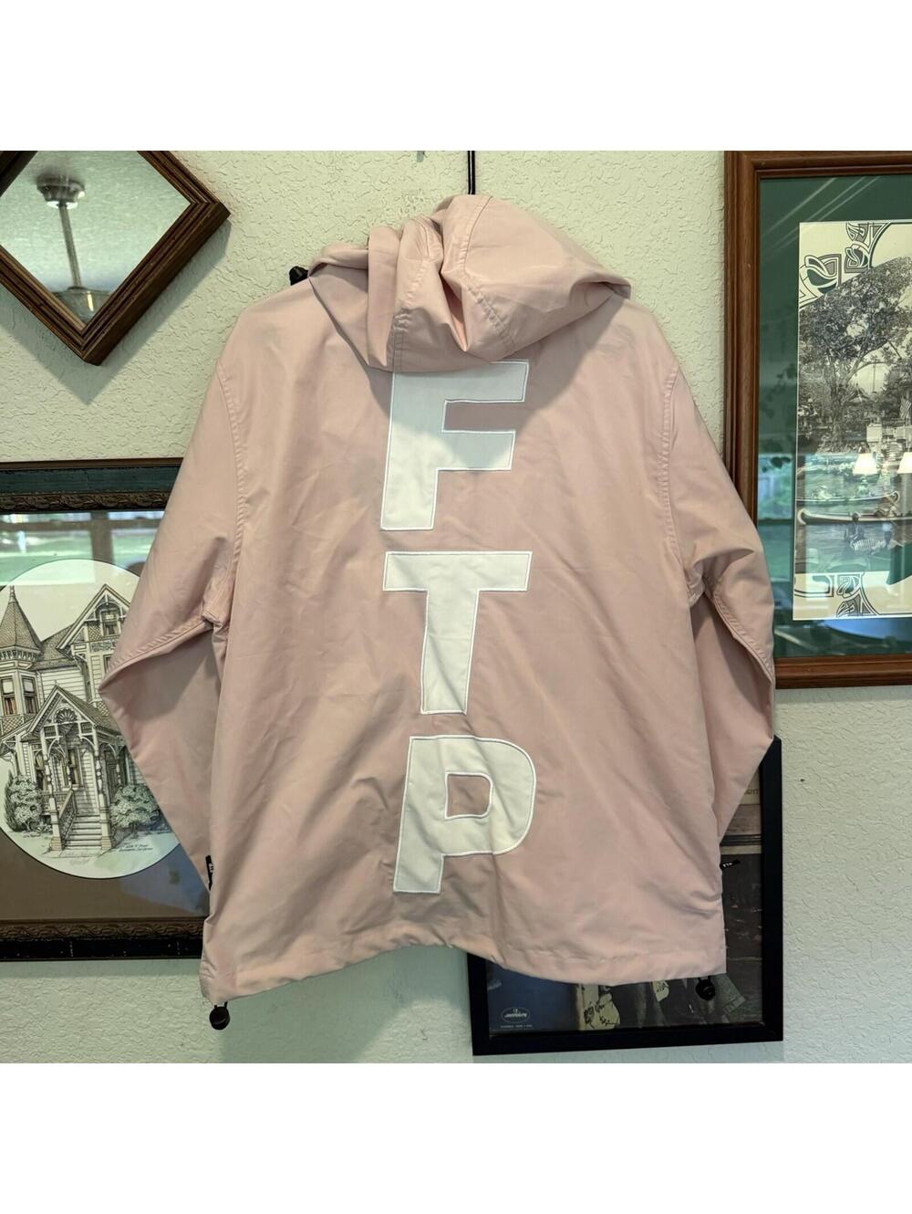 FTP F The Population Designer Vertical Logo Jacket Pink Size Men’s Medium